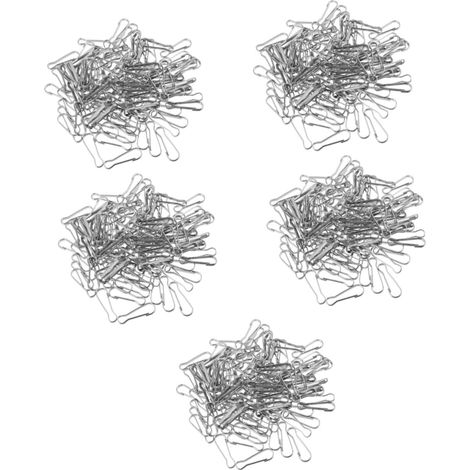 150 Pièces Lot de Crochets Ressort Acier Inoxydable Clips Métalliques Résistants pour DIY Porte Clés Suspension et Accessoires Artisanaux (1/5)