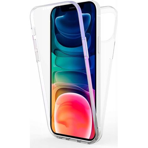 Custodia protettiva trasparente NALIA 360° per iPhone 13 (fronte e retro) (1/4)