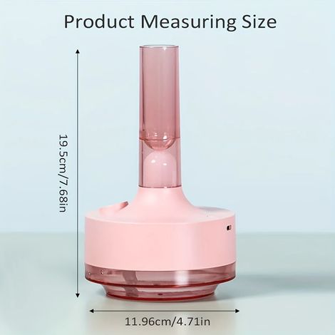 Diffuseur d'arômes rechargeable en forme de vase (rose) 1200 mAh, 280 ml (1/5)