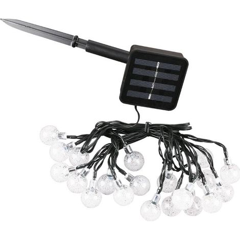 50 LED-Solar-Lichterkette, solarbetriebene Lichterkette für draußen und drinnen, 7 m und 8 Modi, IP65 wasserdichte Lichterkette für den Garten [Energieklasse A+++] (1/4)
