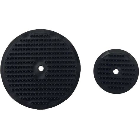 FASTECH® 703-330-Bag Gancio a disco da avvitare Parte rigida Nero 4 pz.