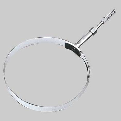 COLLARE EXPORT TELESCOPICO PER CANNE FUMARIE - 80-140 bianco