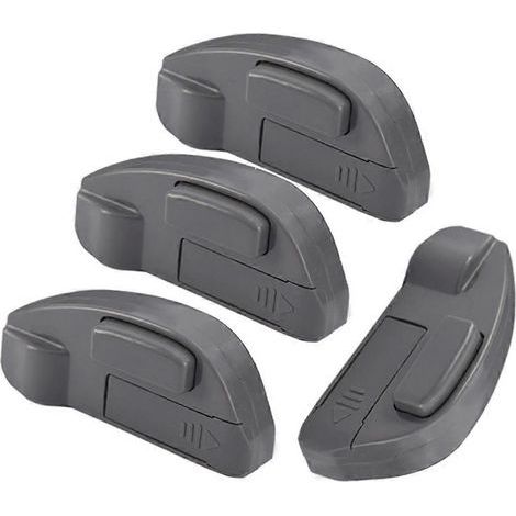 Lot de 4 lampes laser pour aspirateur, détecteur de poils d'animaux (chats, chiens), poussière, LED, pièces détachées universelles pour aspirateur. (1/5)