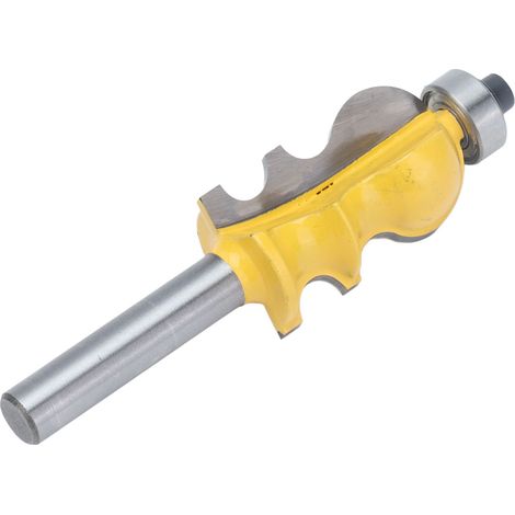 8-mm-Schaft-Hartmetall-Holzfräser, Handlaufleiste, Tropfenprofil, Holzbearbeitungsfräser (1/5)