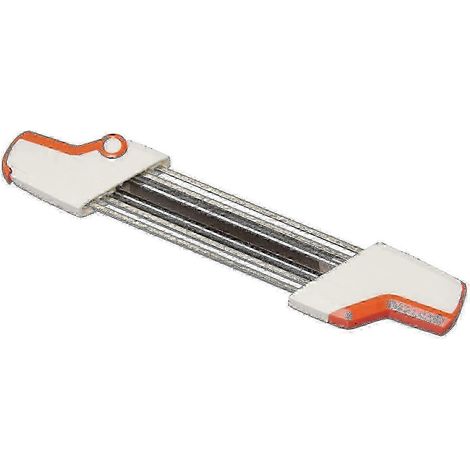 Affûteur de chaîne Stihl pour chaîne de tronçonneuse 3/8 P - Lime facile 2 en 1 compatible 4,0 mm (1/2)