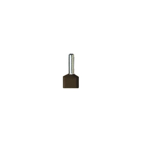 Guaina isolante 2x1.5-10 100 pezzi nera erko