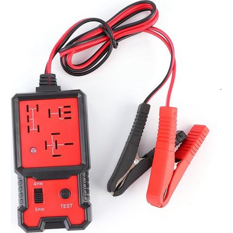 Tester per relè automobilistici da 12 V e strumento di controllo batteria - Strumento di autodiagnosi per le funzioni dei relè (1/4)
