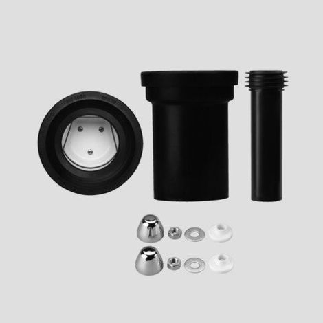 SANIT 58.935.00..0099 ensemble de raccordement WC DN100 avec coude (1/2)