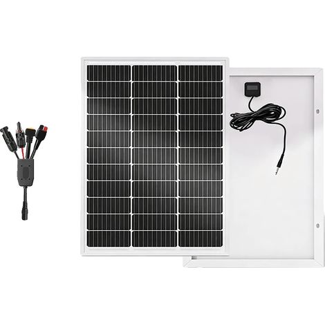 Panneau Solaire, Design Rigide, Solution Énergétique Portable, DC et 5-en-1 (1/2)