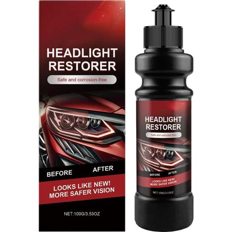 Restauration Phare De Voiture pour Oxydation,Renovateur Phare Voitures,Kit Renovation Phares Voiture,Polissage Phare Voiture,Headlight Restore,Kit Nettoyage Phares Voitures (1/5)
