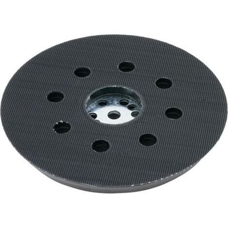 Accessories Plateau de Ponçage Mi-Dur (pour Peinture, Mastic, 8 Trous, Ø 125 mm, Accessoires Ponceuses Excentriques) 2608601062 Gris [Classe énergétique A+]