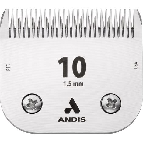 Teste Andis in acciaio TESTA ANDIS TESTA Nº10 Taglio 1,5 MM
