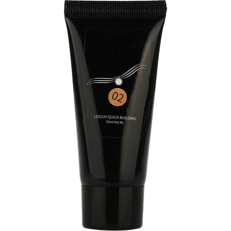 Extension UV Gel 02 pour ongles, 30ml, sans papier, accessoire manucure rapide (1/5)