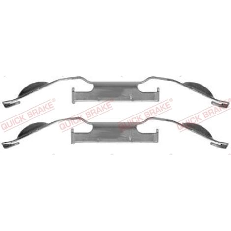 Kit d'accessoires, plaquette de frein à disque Quick Brake 109-1221 BMW