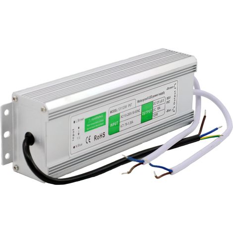 Beleuchtungsversorgung für LED-Straßenlampe 12 V 150 W, wasserdicht IP67, für den Außenbereich