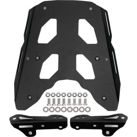 Eosnow Motorrad hinter dem Gepäckträger Cargos Trägerhalterung Kohlenstoffstahlstütze für Kawasaki Verssys 650 15-20