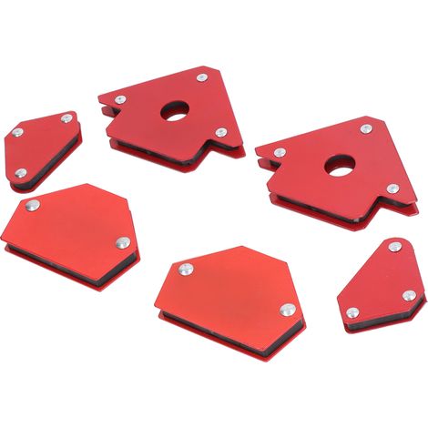 6-teiliges Set Pfeil-Schweißmagnet, magnetischer Winkel-Eck-Löt-Montagehalter, Metallbearbeitungswerkzeuge (1/5)