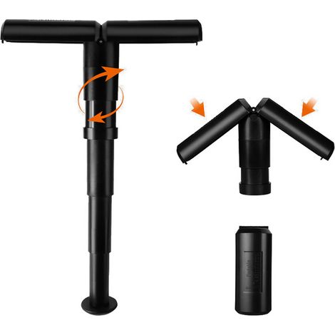 Tabouret pliant portable Charge maximale 200 kg Tabouret télescopique réglable en hauteur pour activités en plein air, voyages, pique-nique, jardin, barbecue, pêche, randonnée (1/4)