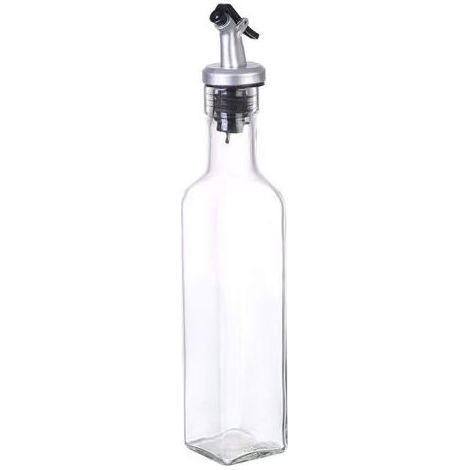 Bouteille Huile Olive, Distributeur D'huile d'olive, Flacons en Verre Et Bec Verseur pour Cuisine, avec Bec Verseur sans Goutte, Récipient à Condiments Liquides, 250ml (1/5)
