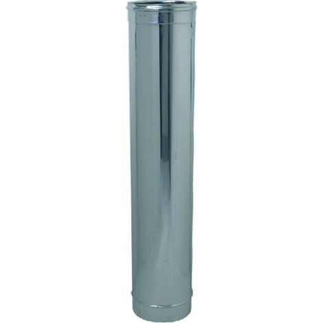 Ala tubo per stufe in acciaio inox 100 cm 1 mt 30 cm 300 mm canna fumaria