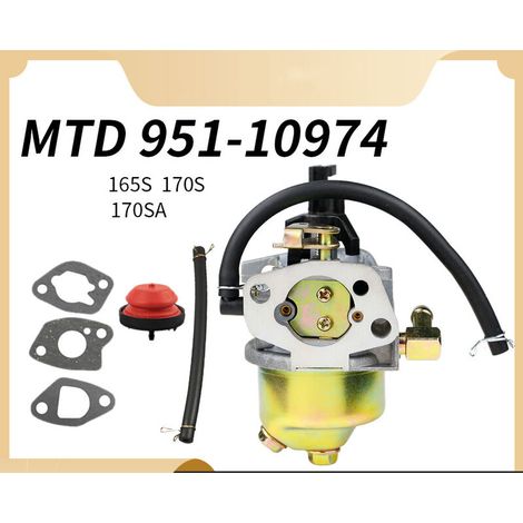 royaluxe - MTD 951-10974 carburateur 165S 165SA 170S 170SA 951 10974A 12705 (1/5)