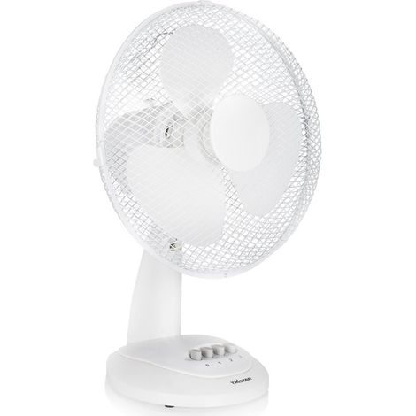 W53 Tischventilator 38W Weißer Ventilator 3 Geschwindigkeiten