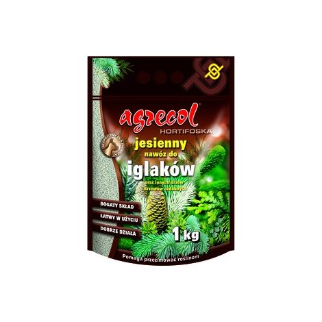 Engrais d'automne Agrecol Hortifoska pour conifères sans azote 1 kg