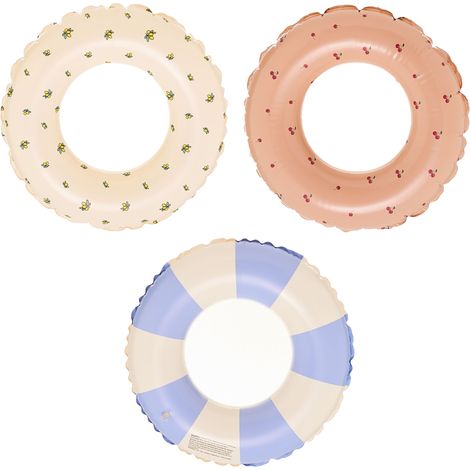 Anneau De Natation Gonflable - Pour Enfants 2 À 4 Ans - En PVC Sans Phtalate - Pour Piscine Jardin Plage - Lot De 3 (1/5)