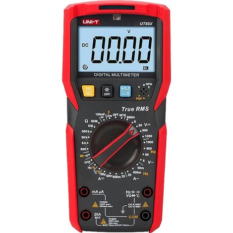 Multimètre Uni T UT89X True RMS compact, 4 piles AAA