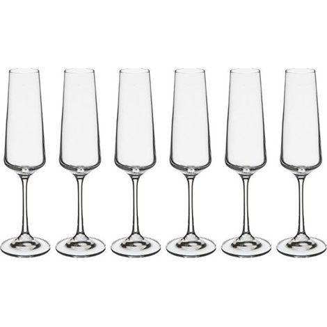 Lot de 6 Flûtes à Champagne "Selenga II" 16cl Transparent (1/3)
