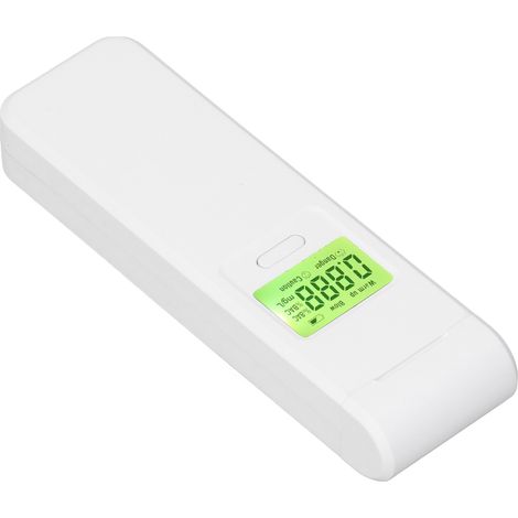 Éthylotest professionnel, précis et portable pour la détection de la conduite en état d'ivresse avec affichage numérique HD pour une utilisation à domicile et en soirée (DC 2-3,3V) (1/5)