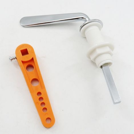 Clé à réservoir de toilette à l'ancienne, levier d'interrupteur de toilette, clé avant, accessoires pour siège de toilette, clé en fer pour toilette à l'ancienne (1/5)
