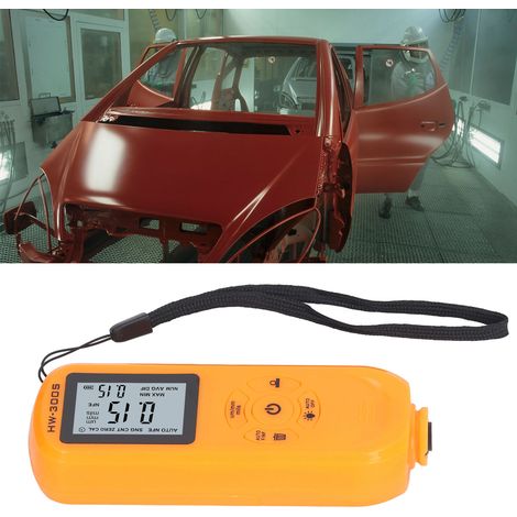 Hochpräzises HW-300S orangefarbenes horizontales Sieb-Schichtdickenmessgerät für Gebrauchtfahrzeuge, Pulverbeschichtung, Trockenfilmdickenmessgerät (1/5)