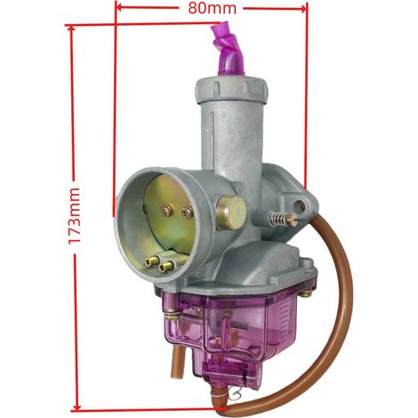 Carburateur Zhifeng PZ30 violet pour motos 125-250 cm³ – Réf. 404-074 – Mélange air/carburant haute précision, corps papillon optimisé, atomisation uniforme. (1/5)