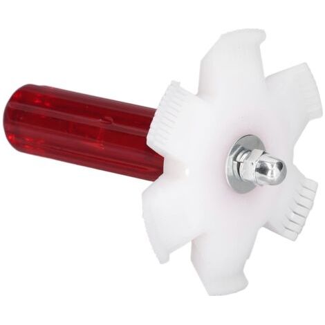 2 Pièces Peigne à Ailettes de Climatiseur, Redresseur D'ailettes à Peigne AC, Kit D'accessoires de Nettoyage de Radiateur à Condenseur AC (Blanc) (1/5)