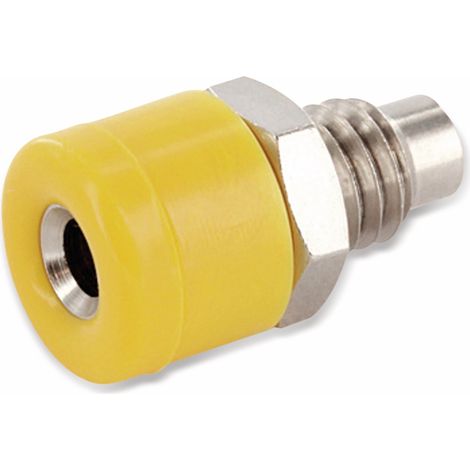 SCHNEPP Zwerg-Einbaubuchse, 2,6 mm, gelb