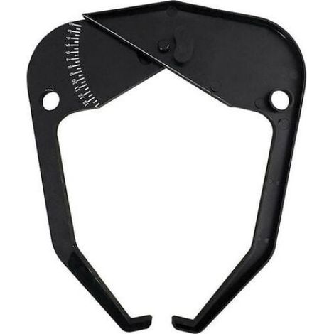 Règle de roue étrier Pneu Jante Largeur Mesure Règle Outil Auto Fournitures (1/4)