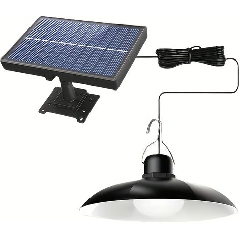 Suspension solaire LED — éclairage universel intérieur et extérieur, luminosité réglable, lumière solaire extérieure. (1/5)