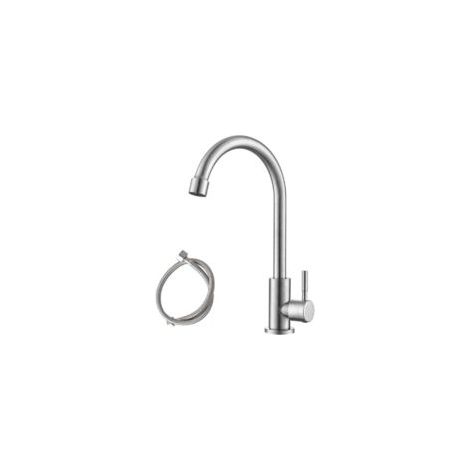 Kaltwasserhahn, Einhand-Kaltwasserhahn für die Küche, ideal für Garten oder Küche, elegantes Design – Crezuo