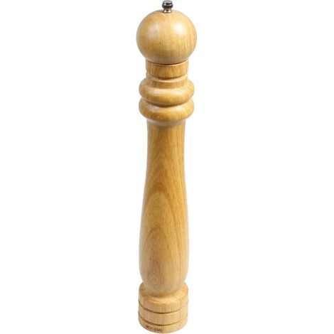 Macina Pepe e Sale in Legno Classico macinino Mulino trita spezie Sale Grosso Accessori Cucina Ristorante Legno Chiaro (1/2)