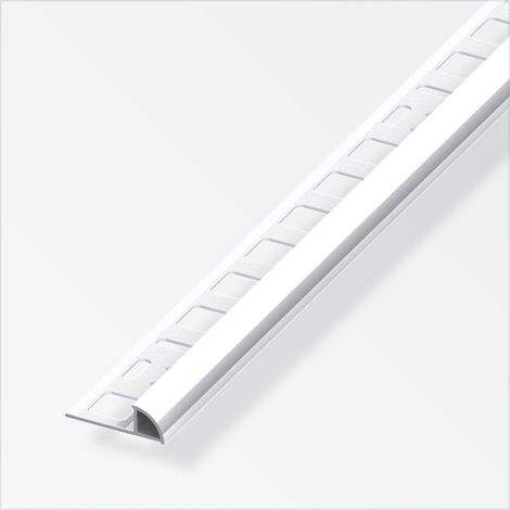 alfer Viertelkreisprofil Aluminium Chrom-Optik Fliesenschienen