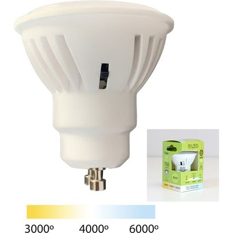 LAMPE LED DICROÏQUE GU10 750Lm LC-LF-LN TEMP - 8.2W (1/2)