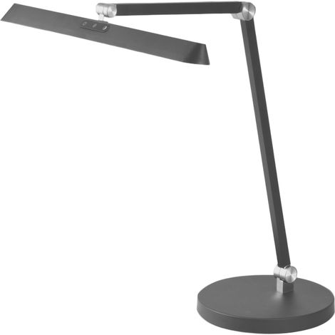 Lampe De Table Led Beba 12 W, Anthracite, Technologie Cct 3000 K-4000 K-6000 K, Structure En Aluminium Et Méthacrylate, Variateur Tactile - Beba (1/3)