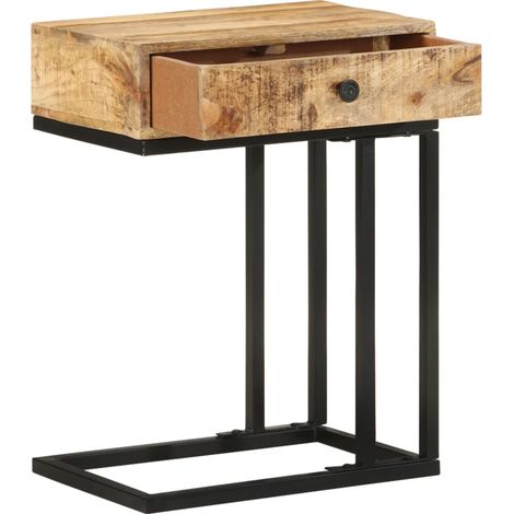 Maison Exclusive - Beistelltisch U-Form 45x30x61 cm Mango Massivh