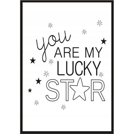 POSTER FOTOGRAFICO IN CORNICE A4 cm Star PD014 (1/5)