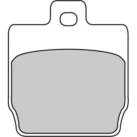 Plaquette de frein Ferodo pour scooter MBK 50 Yq Nitro 1997 à (1/2)