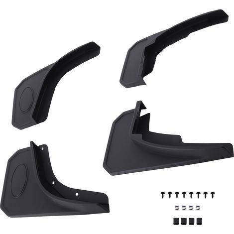 4x Black Mud Guards Kit for Land Rover Defender L663 2020-24 Complete Protection (1/5)