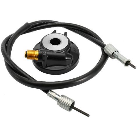 Pair - Engrenage d'entraînement compteur de vitesse 12mm – Câble 100cm pour scooters GY6 50cc 150cc – Remplacement direct – Alliage aluminium (1/5)