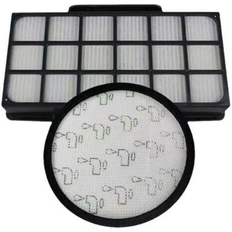 1 jeu de filtres d'aspirateur Rowenta, filtres avant et arrière, adaptés aux accessoires d'aspirateur de la série RO69 (1/5)