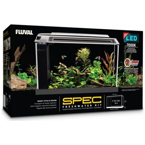 Fluval Spec Nano Acuario Blanco, 19L